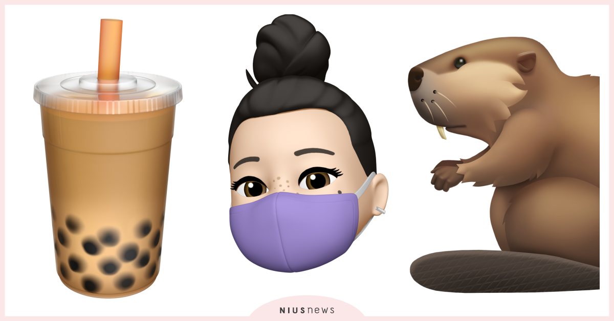 Memoji可戴口罩、珍奶與可愛海狸登陸iOS 14！蘋果新款表情符號秋季登場 iOS 14、Apple、蘋果、表情符號、Memoji