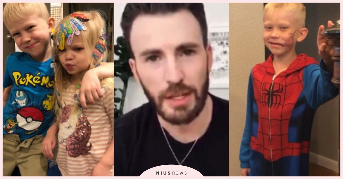 6歲男孩護妹遭狗咬縫90針！克里斯伊凡送上美隊盾牌大讚「你是真英雄」 美國隊長、 克里斯伊凡、 Chris Evans、 蜘蛛人、 湯姆荷蘭、 Tom Holland、 貓女、 安海瑟威、 Anne Hathaway