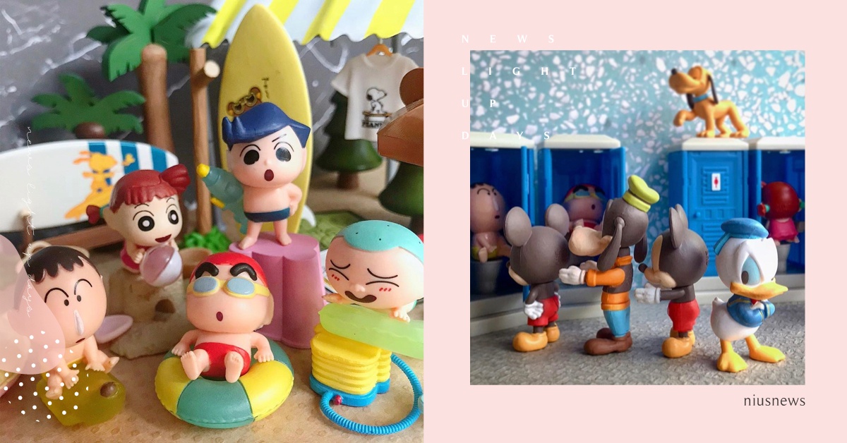 3款主題公仔扭蛋開箱！迪士尼、小小兵和蠟筆小新生動上線囉！| 打翻玩具箱 扭蛋、開箱、小小兵、米奇、米妮、唐老鴨、高飛、布魯托、蠟筆小新