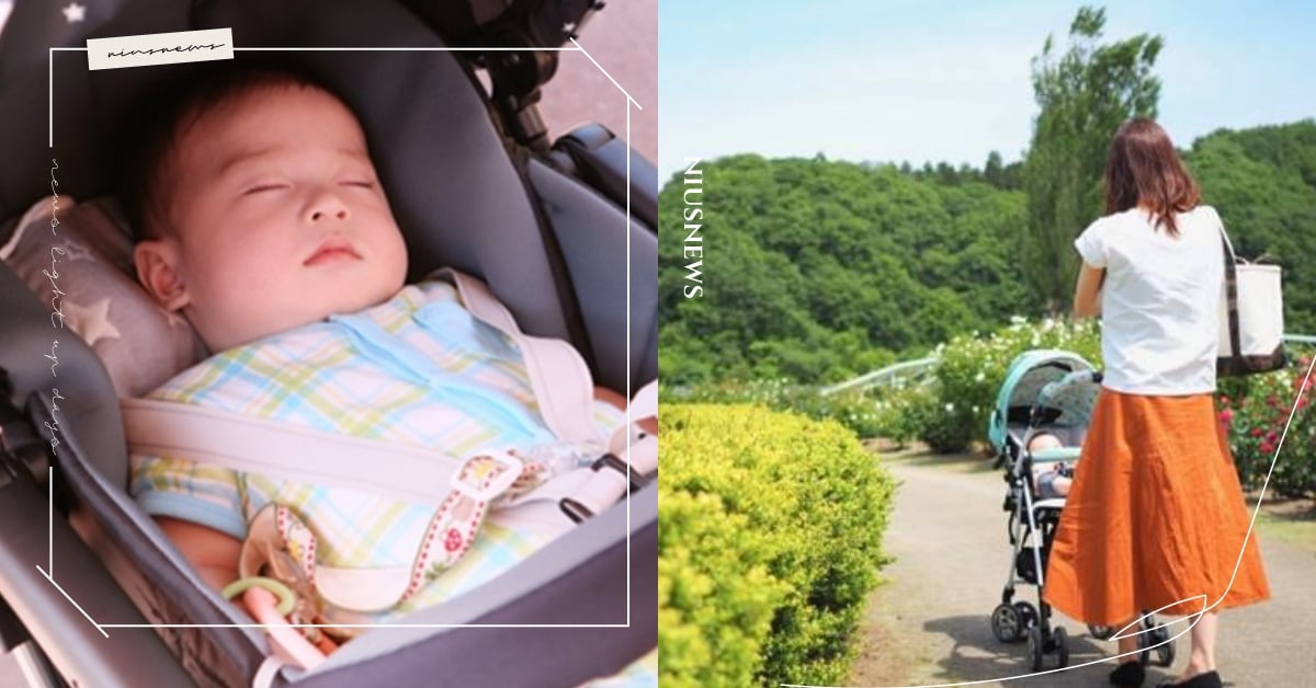 嬰兒推車全罩住可以遮陽？醫警告：易脫水、中暑 嬰兒推車、嬰幼兒、中暑、發燒、脱水、媽媽妞、親子妞、育兒教養、健康