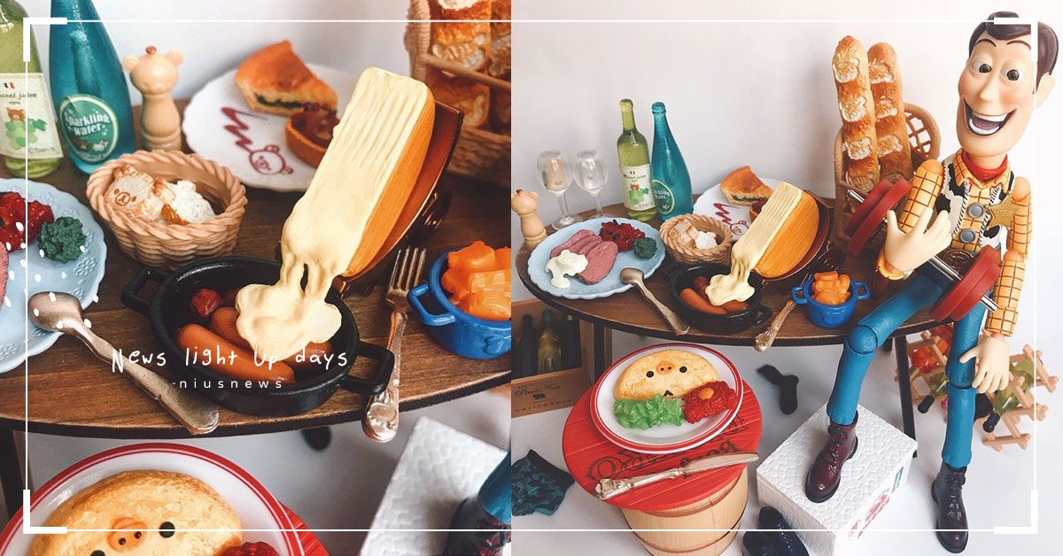 胡迪私房菜上桌！法式、泰式料理、火鍋菜單隨你開！｜打翻玩具箱 玩具總動員、胡迪、扭蛋、公仔、玩具