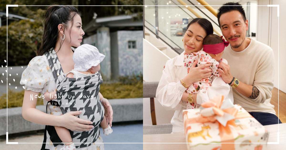 當媽還是要辣！蔡詩芸塗擦紅唇女兒看到竟然嬌羞，幸福透露目前享受餵母奶先不管瘦身 蔡詩芸、新手媽媽、餵母奶