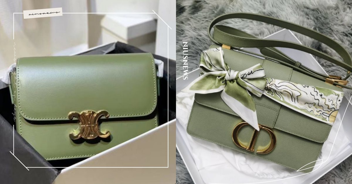 買包挑這色絕對美！精選「抹茶色」包款，DIOR、LOEWE、CELINE都有得挑 包包、精品、抹茶色、DIOR、LOEWE