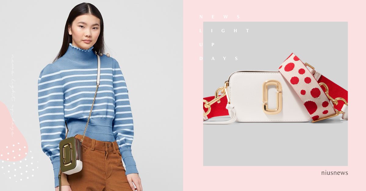 MJ相機包新色新款報到！「大雙J」LOGO、超Q點點寬揹帶，還有七彩珠寶提把！ Marc Jacobs、相機包、精品、包包、穿搭、Hot Shot、MJ包