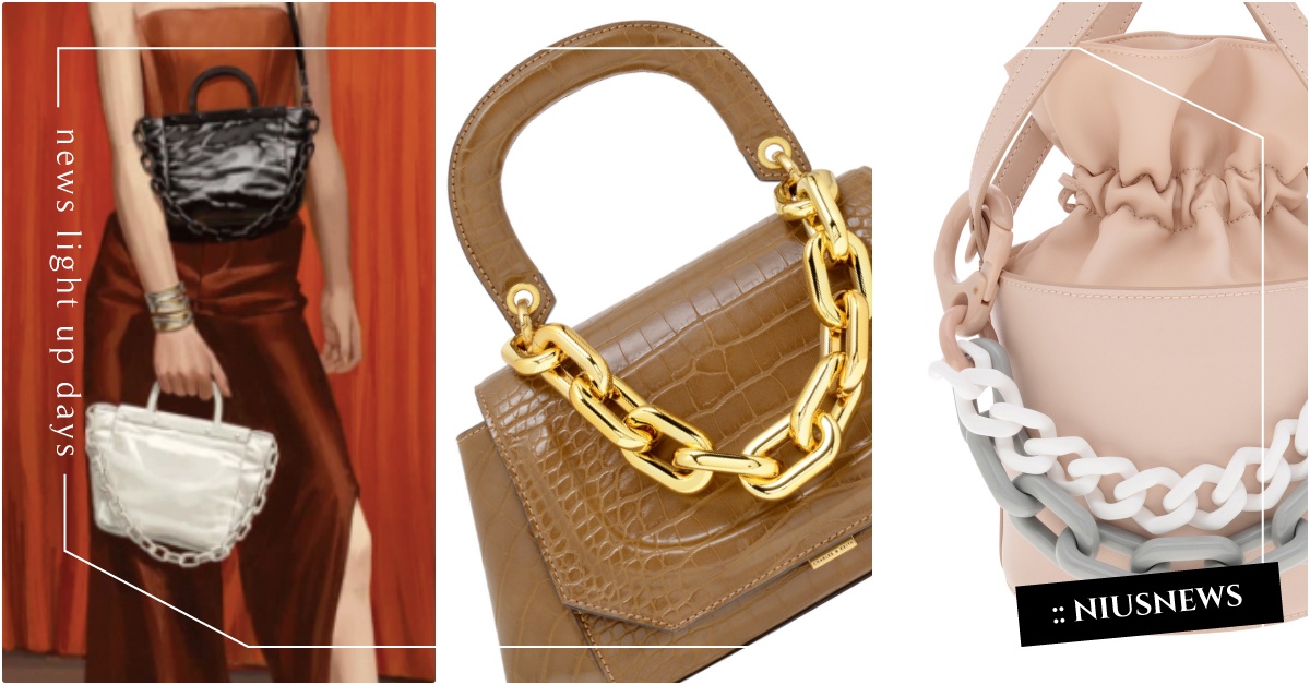 焦糖奶茶包＆草莓果凍包！小CK秋季新款「5款初戀粗鏈包」特搜，揹上鎖住天菜的心 小CK、小CK秋季新包、小CK粗鏈包、粗鏈包、CHARLES & KEITH台灣