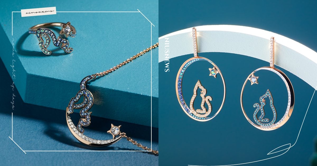 貓奴準備買一波！施華洛世奇CATTITUDE系列，小貓傲嬌萌樣都變戒指、項鍊！ 施華洛世奇、Swarovski、貓奴、貓系、飾品、水晶