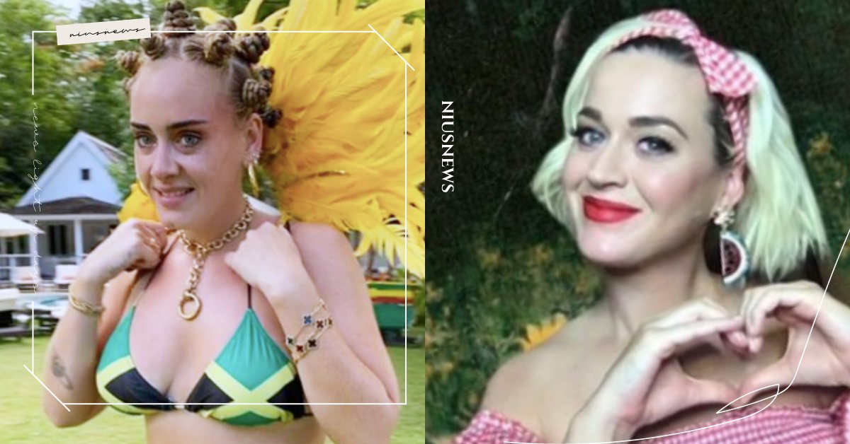 愛黛兒風暴瘦身再度曬美照！嘉年華辣穿比基尼，網友：「還以為是凱蒂佩芮咧！」 愛黛兒、adele、瘦身、比基尼、泳衣