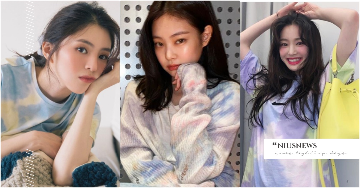 Jennie、太妍這樣搭！韓星示範3風格「棉花糖紮染」降溫穿搭術，新手也能秒上手 韓星、棉花糖紮染、BLACKPINK紮染、韓星紮染、韓星穿搭