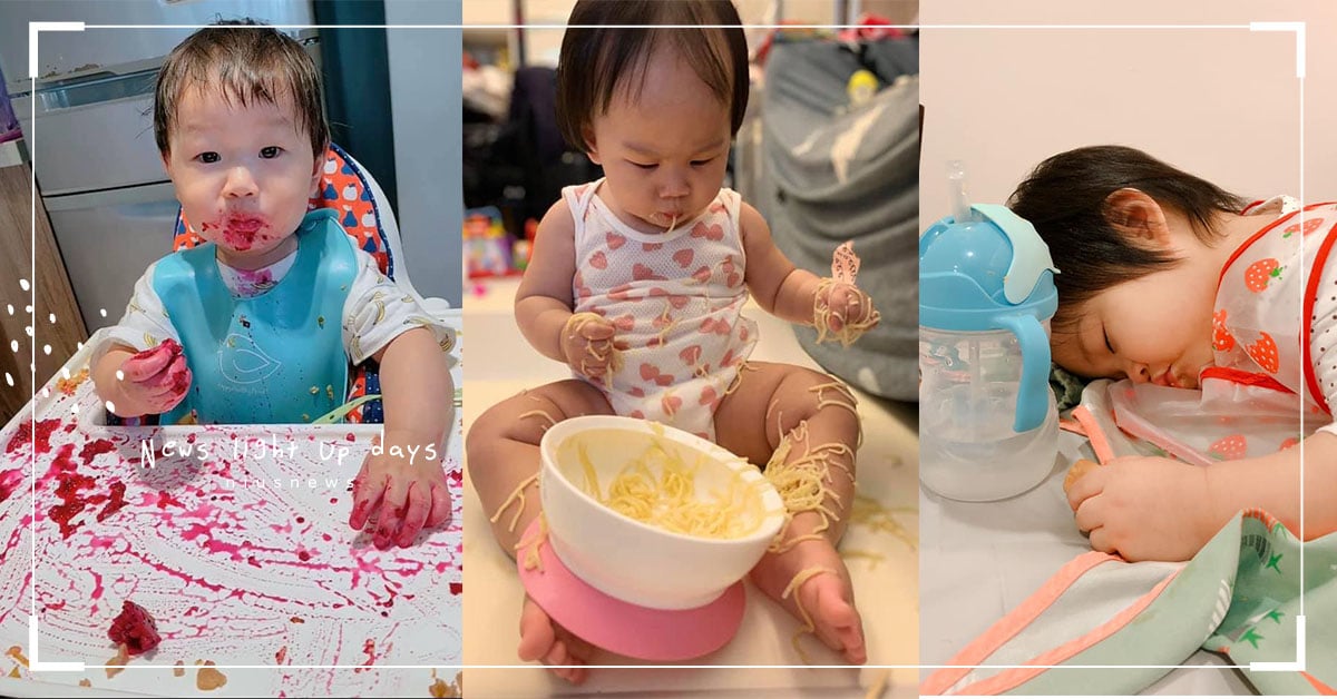 每吃完一次飯就要洗一次澡？讓孩子自己吃飯時的7個惡夢情境＆解決辦法 親子妞、副食品、崩潰、惡夢、吃飯、亂七八糟、學習、發展、獨立、解決、Tips