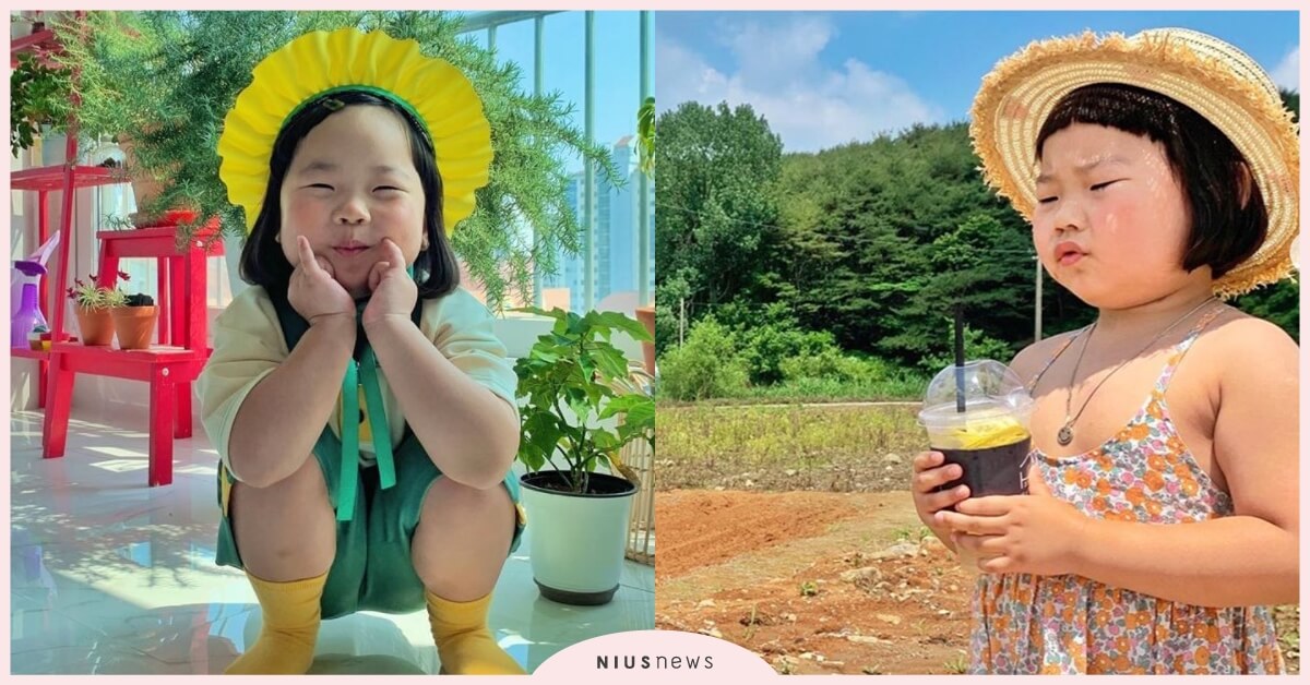 「嬸味」十足的韓國小女孩！大哭大笑、大啃雞腿…西瓜皮萌娃狂吸14萬粉絲 韓國小女孩、 萌娃、 西瓜皮、 網紅