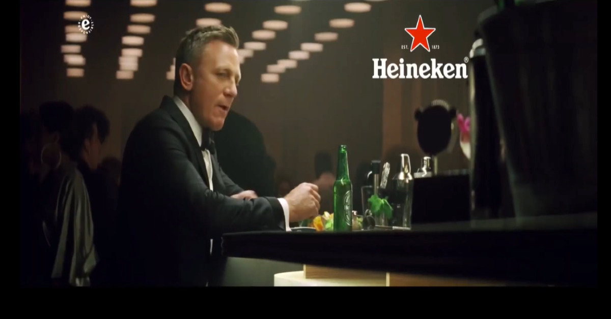  丹尼爾克雷格？才怪，你就是龐德 美國、海尼根、啤酒、幽默