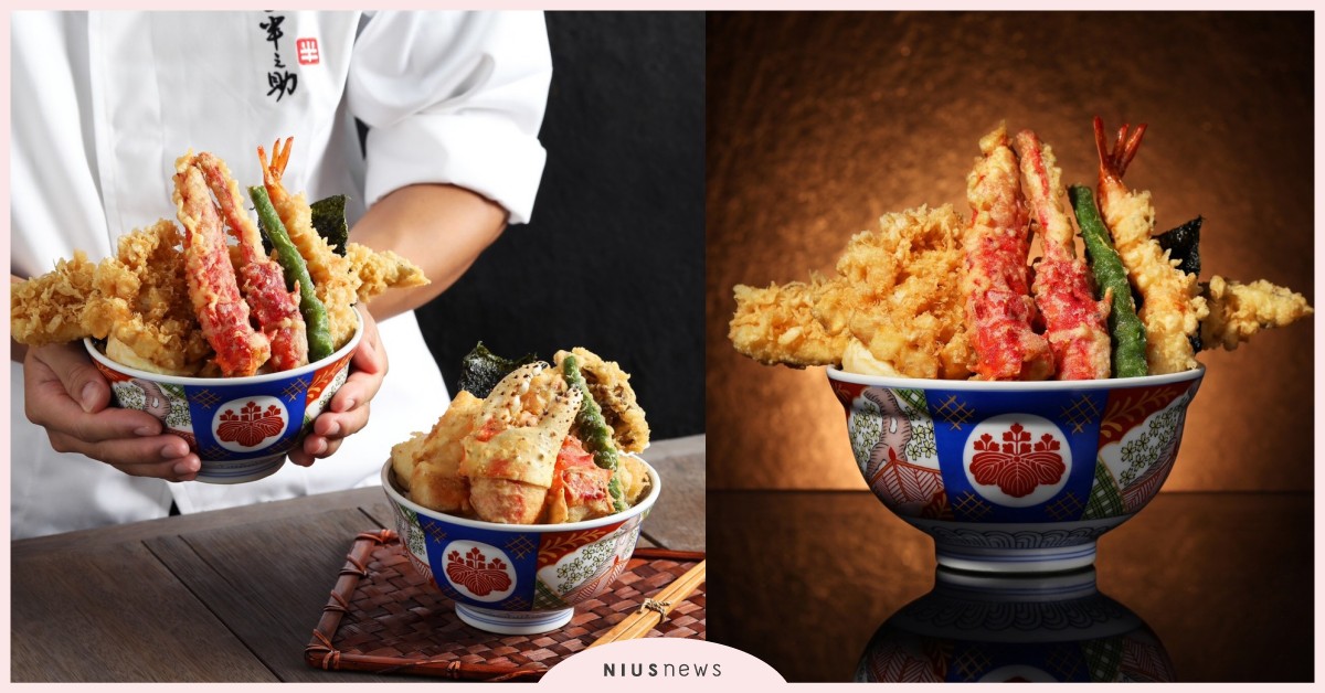 金子半之助「2020年最狂極上天丼」千元有找！帝王蟹天丼和江戶前天丼的升級頂級版 金子半之助、極上天丼、帝王蟹天丼、江戶前天丼、金子半之助新光三越A8店