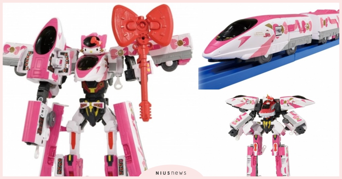 Hello Kitty版「變形金剛」新幹線列車！Kitty粉大呼必收指數100% 新幹線變形機器人、SHINKALION、 Hello Kitty、新幹線