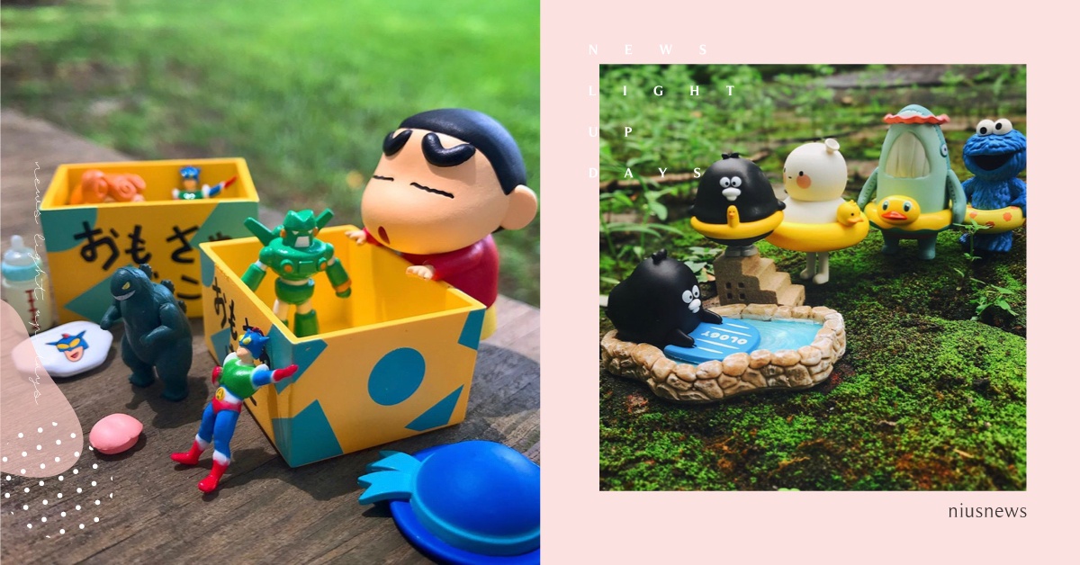 3款卡通盒玩開箱！蠟筆小新、閃電宅急送還有史努比集合！ | 打翻玩具箱 扭蛋、盒玩、re-ment、蠟筆小新、閃電宅急送、史努比