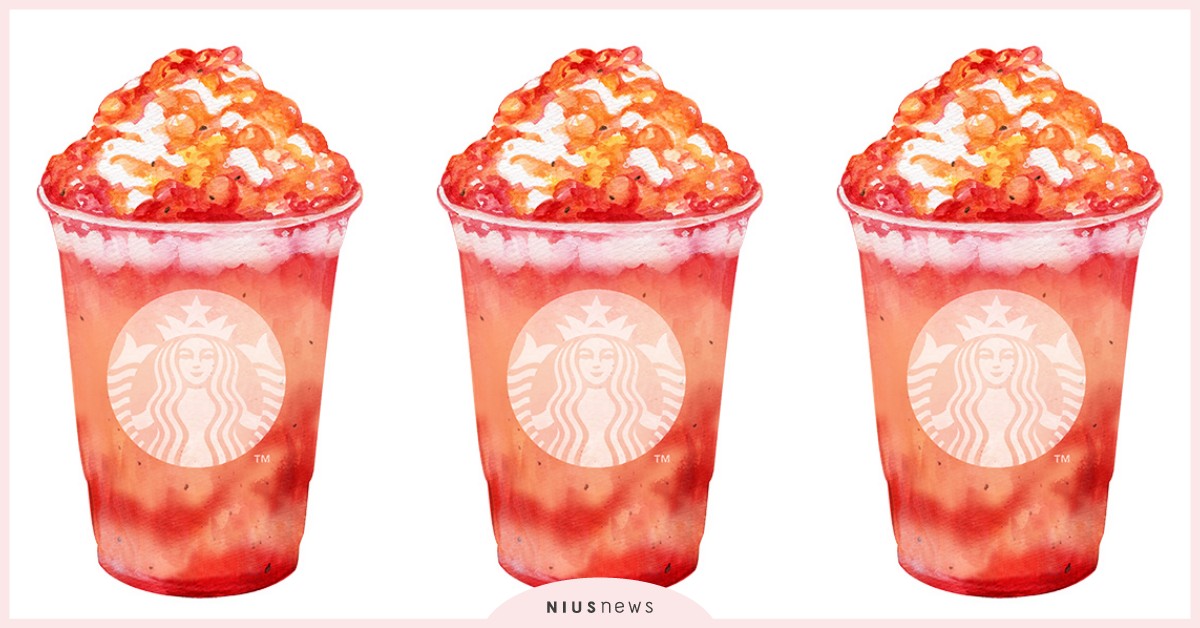 星巴克萬聖節新品「粉紅魔女星冰樂」血紅登場！穿戴粉色或紅色衣服入店享第二杯半價 星巴克、萬聖節、黑貓、南瓜、南瓜風味那堤