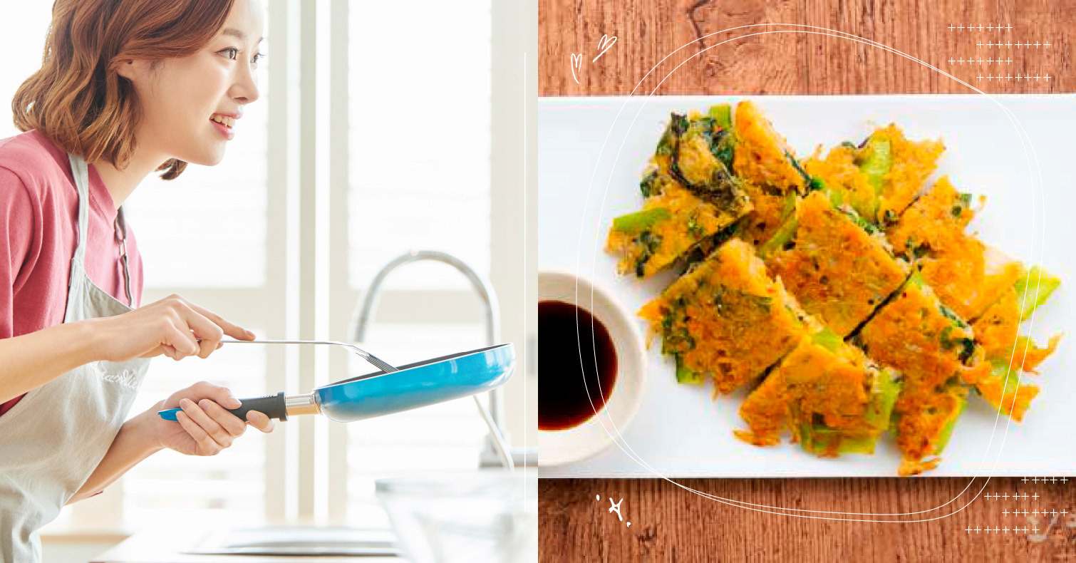 預防貧血的生理期推薦食譜！20分鐘做好蔬菜海鮮煎餅 常備菜、簡單料理、管理營養師、補鐵食物、韓式煎餅