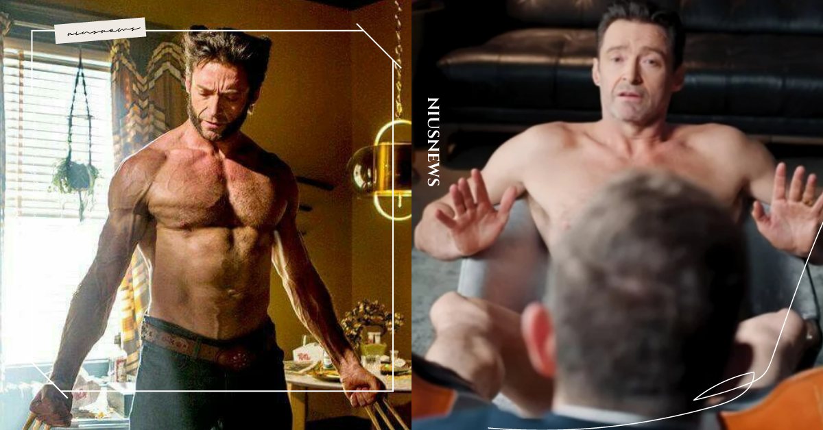 大、小金鋼狼全露羞炸！休傑克曼雙腿全開裸體代言，網跪求：「移除萬惡馬賽克」！ 金鋼狼、休傑克曼、肌肉、代言、 廣告