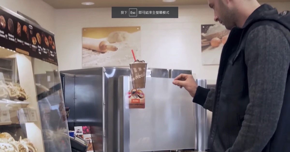 什麼叫好喝到飄起來？看這影片就知道 加拿大、Tim Hortons、巧克力冰沙、驚訝