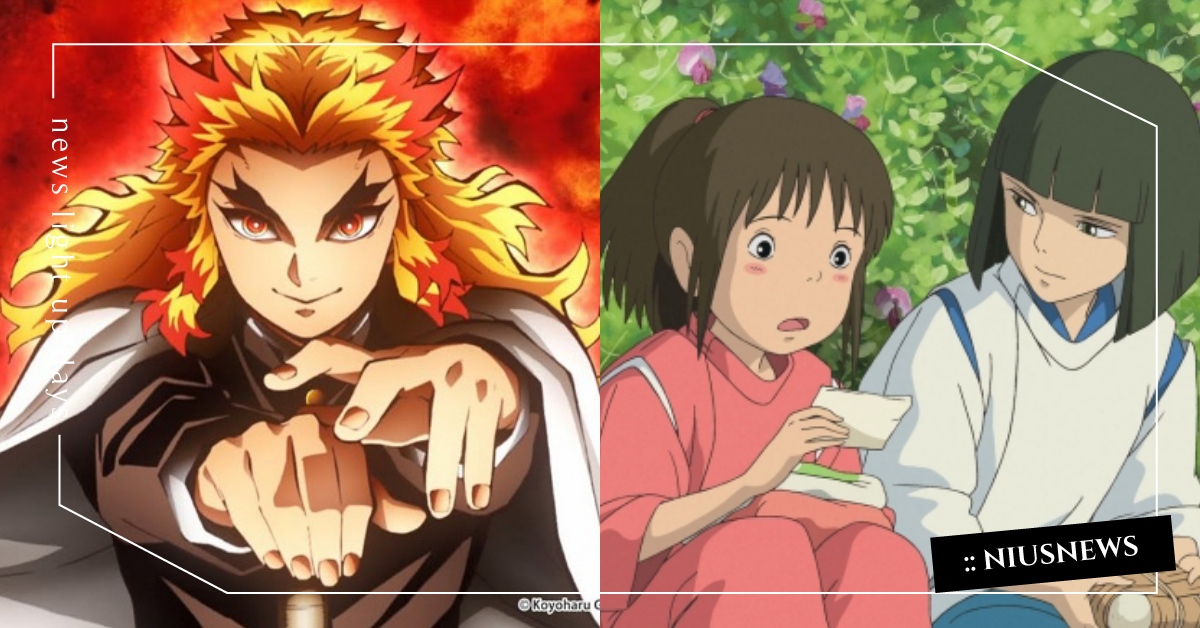 《鬼滅之刃》劇場版正式突破《神隱少女》！日本動畫影史票房Top10排行公開 日本、動畫、電影、票房、百億、鬼滅之刃、宮崎駿、吉卜力、新海誠、神隱少女、霍爾的移動城堡
