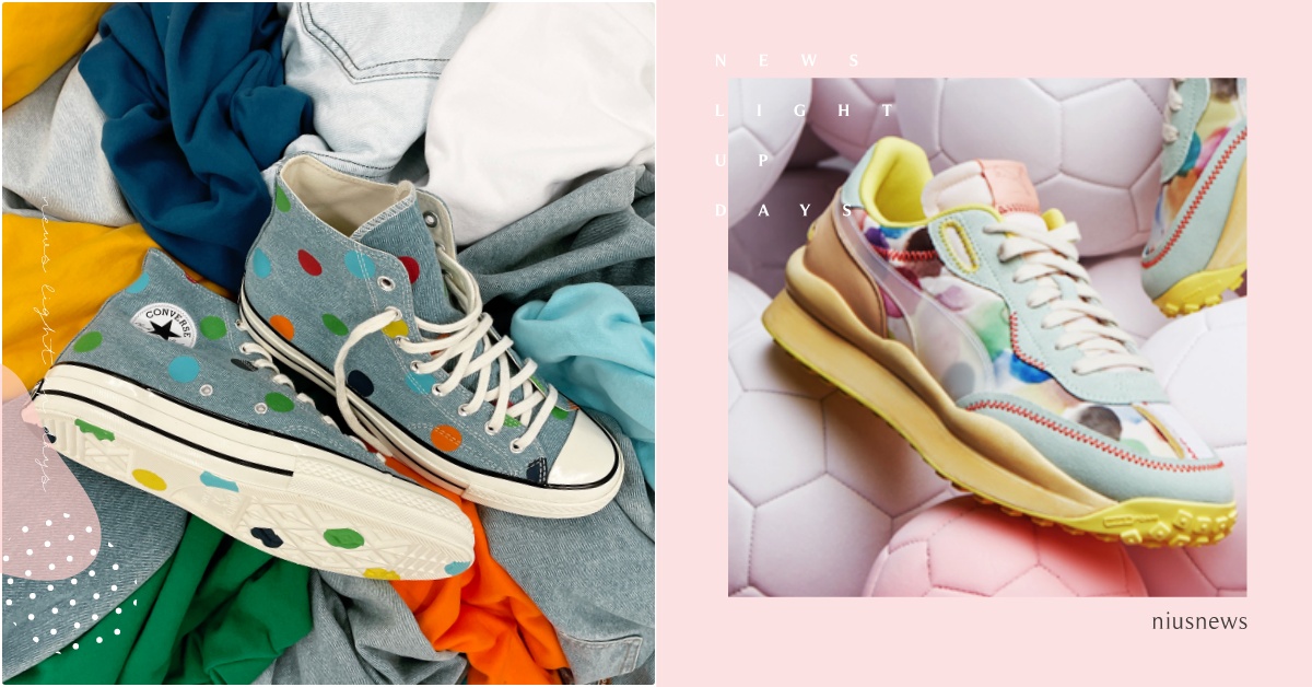 CONVERSE、NIKE懂穿女孩欽點！童話系「3雙波卡圓點鞋」特搜，一雙當主角 CONVERSE、NIKE、PUMA、圓點鞋、點點鞋