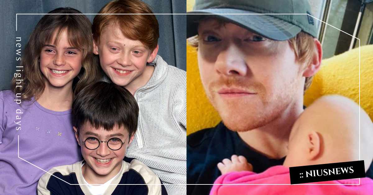 《哈利波特》「榮恩」開通IG瞬吸260萬粉！首PO獻給女兒超有愛 哈利波特、榮恩、魯伯葛林特、女兒、IG