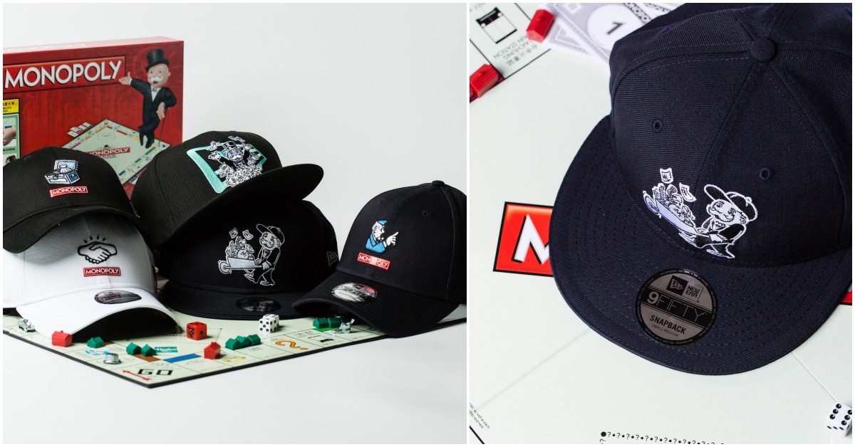 地產大亨強勢回歸，富翁戴著走！  NEW ERA結合傳奇桌遊，正式授權推出全系列帽款 