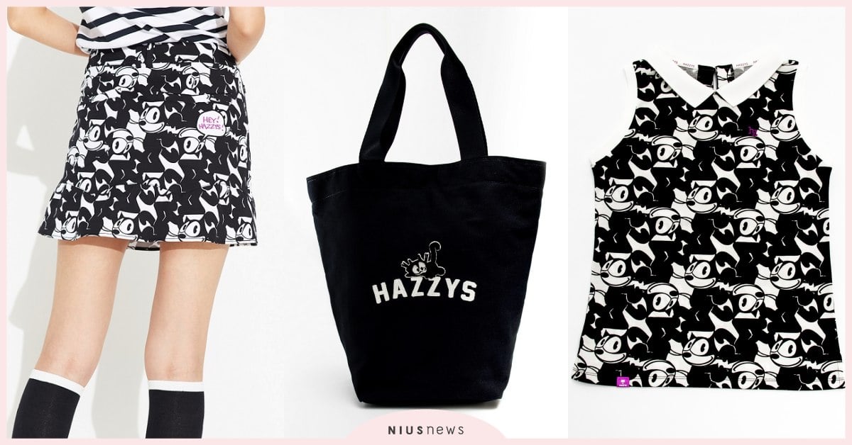 俏皮穿搭夯！HAZZYS 聯名菲力貓 玩出高球新時尚 HAZZYS、聯名、菲力貓
