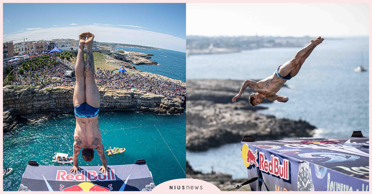 MIDO美度表攜手Red Bull懸崖跳水全球賽 無所畏懼躍進義大利海灣   腕表、RedBull、跳水、比賽、義大利