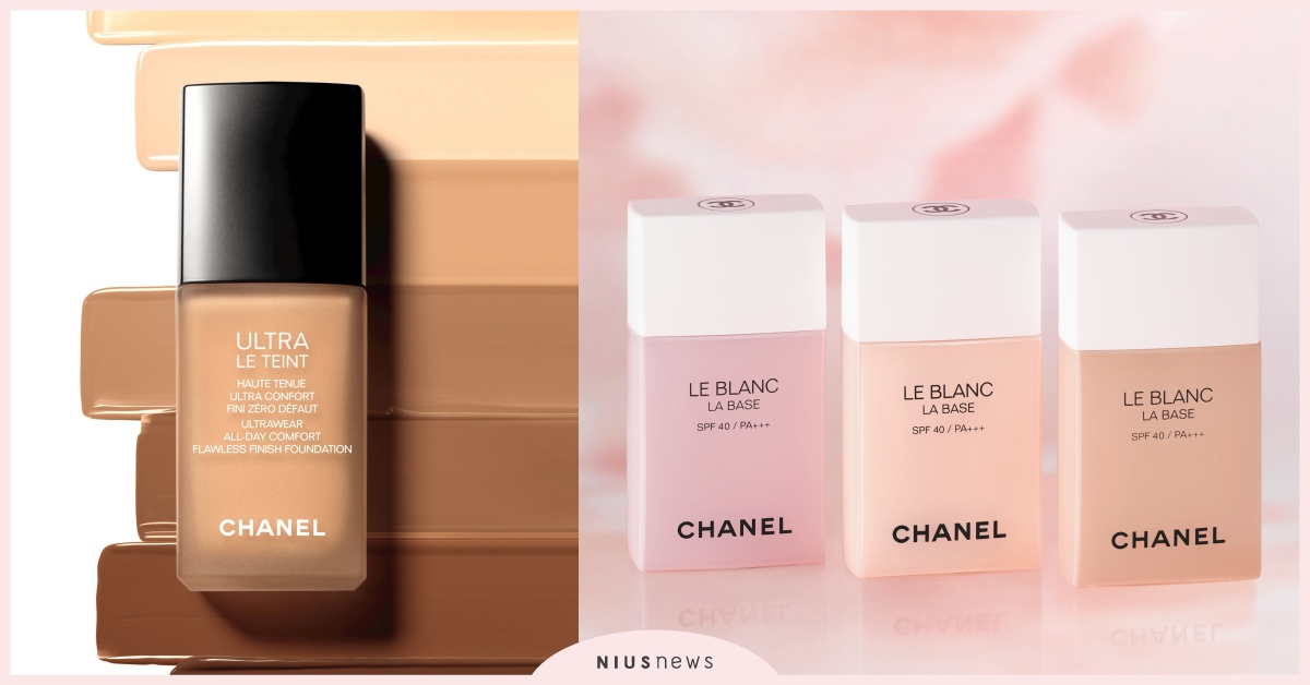 極致持久無瑕粉底與珍珠光感新一代防護妝前乳 chanel、珍珠光感系列、粉底、防護乳