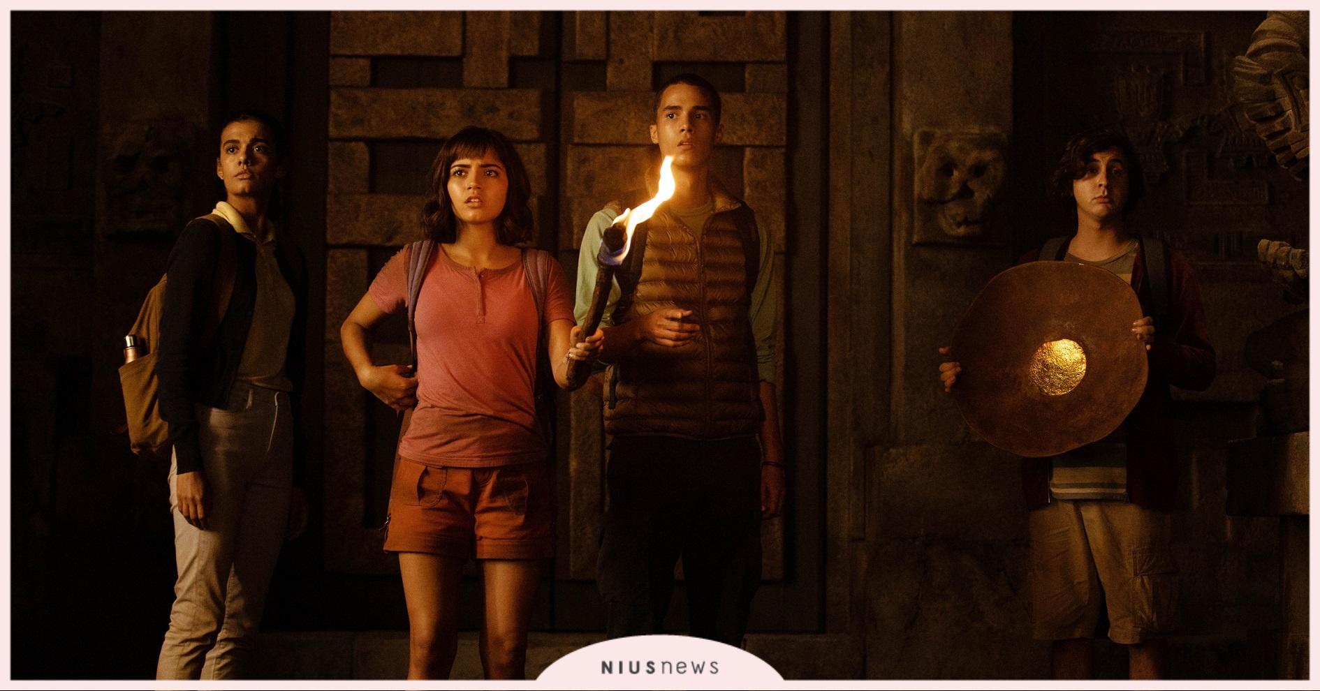 【朵拉與失落的黃金城】真人青少年版“朵拉”首度登上大銀幕 帶觀眾去探險尋寶 朵拉、真人版、Dora、愛探險的朵拉、電影