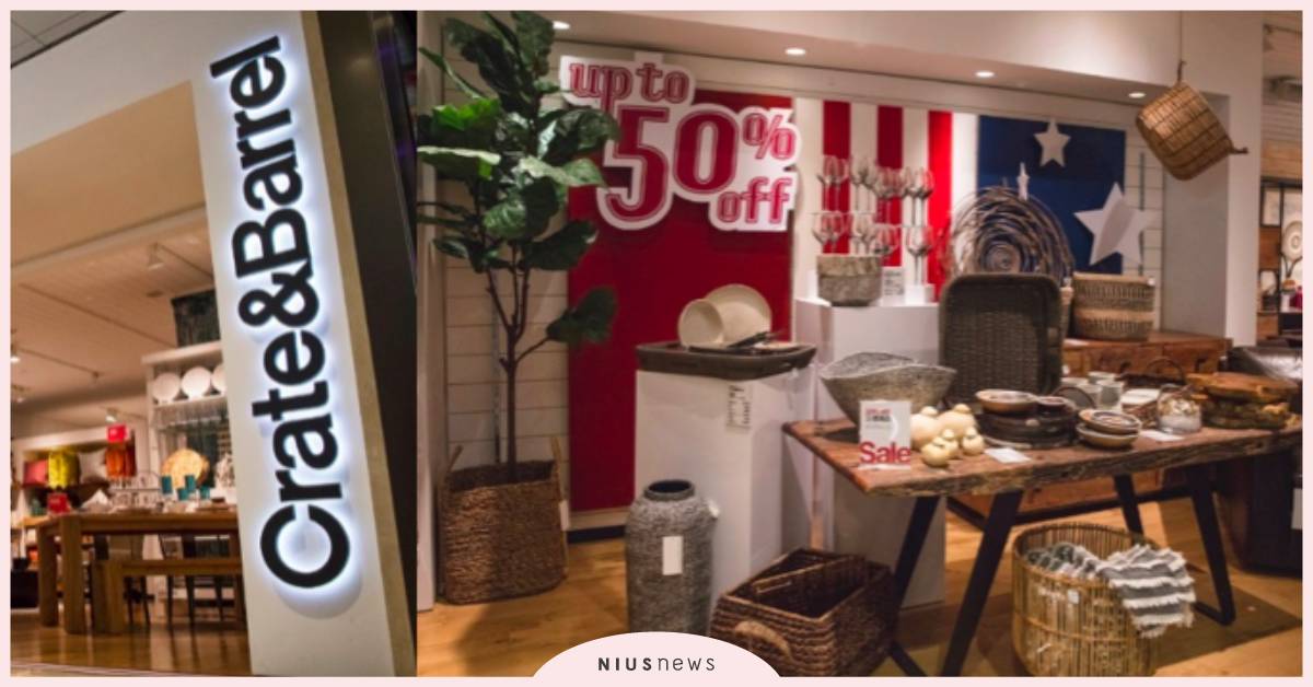 美式家居Crate and Barrel首次推出優惠活動 體驗零距離美國購物樂趣 creatandbarrel、家具、美式家居、特價家具、袋走美式假期