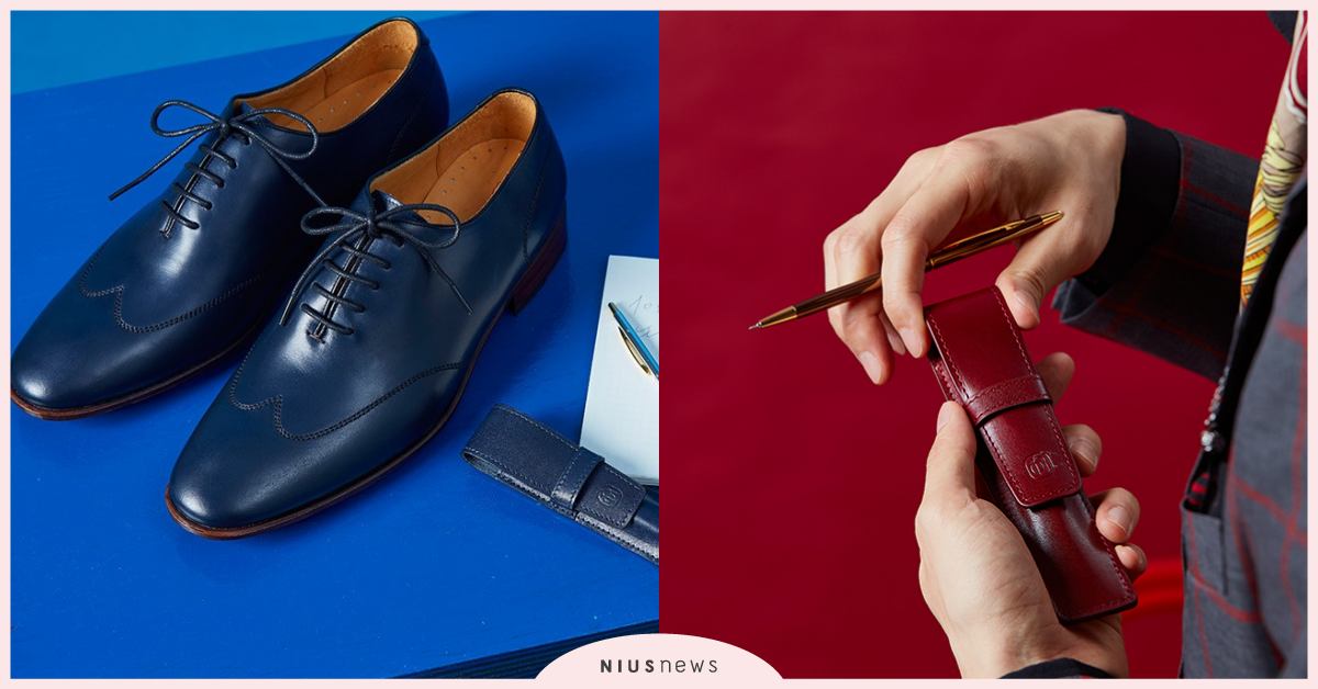 「林果良品台灣製鞋」13周年經典鞋款，紅藍雙色，穿出沉穩紳士感! 皮革、皮鞋、手工、台灣品牌