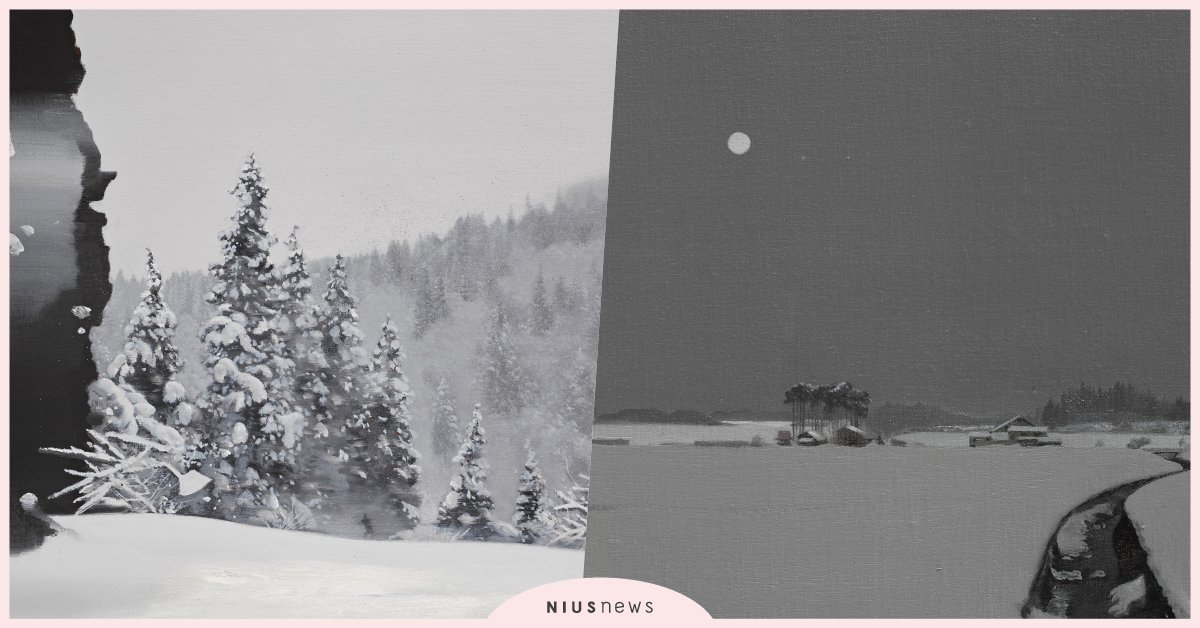 多納藝術--雪國：傅作新個展 在雪的覆蓋下重塑極簡形態、單色調的視覺效果 多納藝術、雪國、傅作新個展