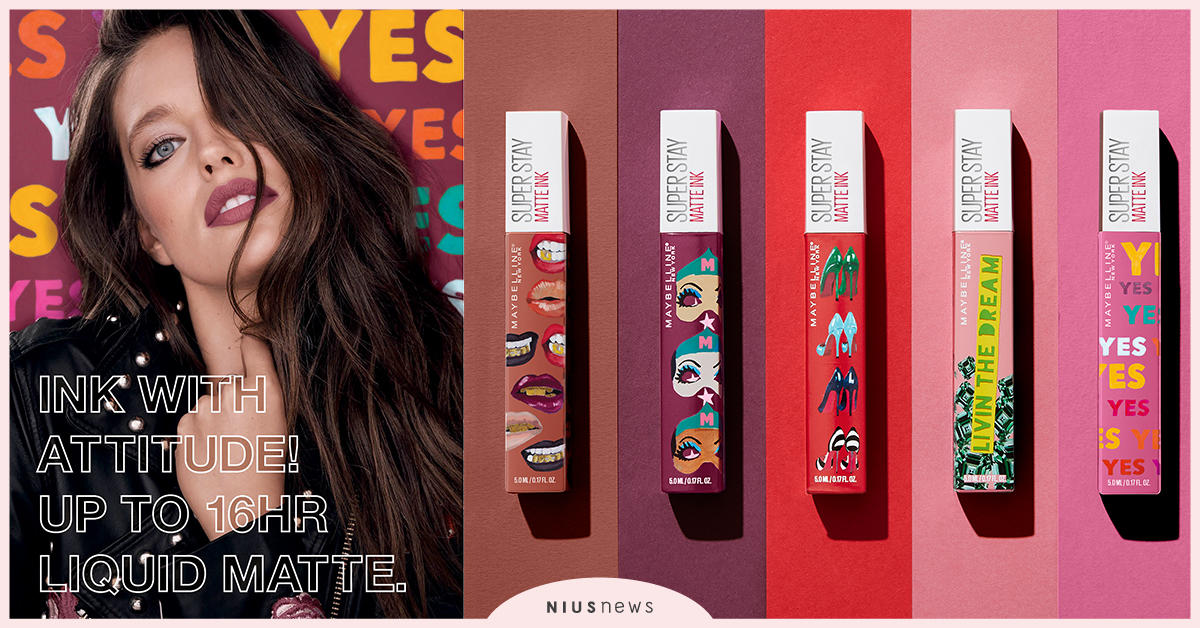 Ashley Longshore 限量聯名系列   全球NO.1液態唇膏X最潮女性當代藝術家 唇膏、Maybelline、美妝