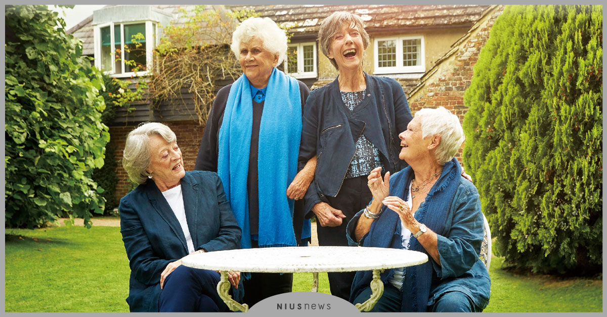 英國重量級女星示範最頂級的影壇八卦及自黑，《女神們的下午茶》11/22全台上映！ 英國女星、紀錄片、影壇八卦、女神們的下午茶、Nothing Like a Dame、紀錄片、茱蒂丹契、Judi Dench、瑪姬史密斯、Maggie Smith、艾琳亞金斯、Eileen Atkins、瓊安普洛萊特、Joan Plowright