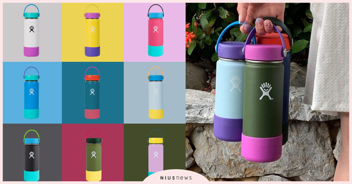 聖誕送禮新選擇 #OOTD必備單品Hydro Flask 繽紛配色客製化鋼瓶 搭配展現自我風格 送禮自用兩相宜 Hydro Flask、鋼瓶、客製化、聖誕禮物、環保水瓶