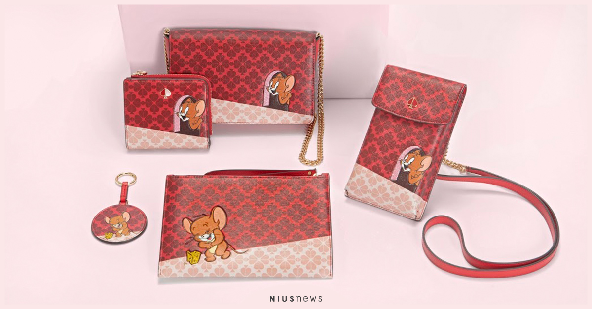 KATE SPADE NEW YORK ×湯姆貓與傑利鼠 邀請你一起慶祝農曆新年 KATE SPADE NEW YORK、湯姆貓與傑利、鼠年、卡通