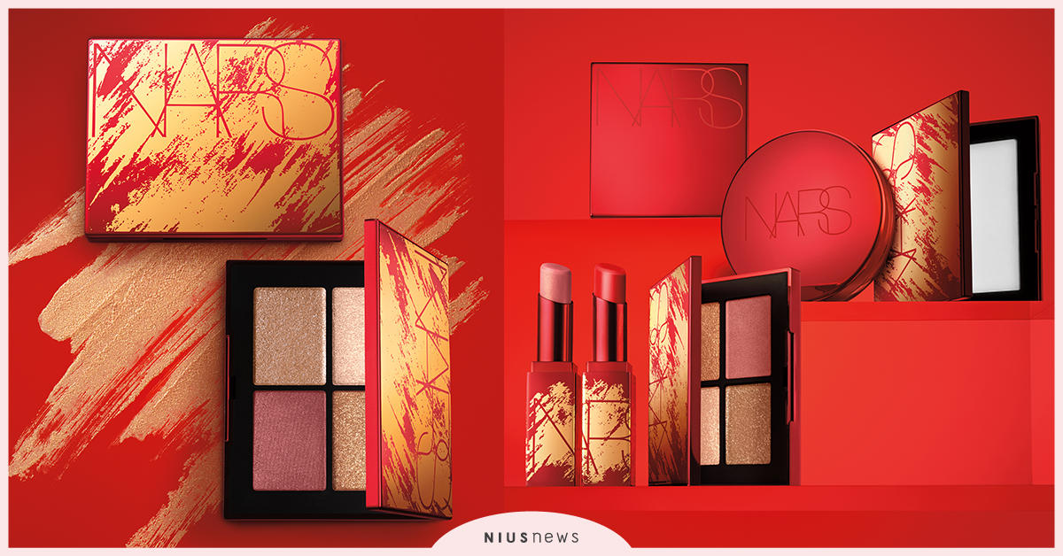 2020「NARS限量新品」！金紅配色應景新春佳節！ 新品、眼影、唇膏、遮瑕、蜜粉餅