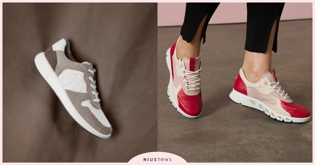 ECCO春夏新鞋繽紛躍級　橫掃「拼接x潮流x機能」大勢元素 球鞋、情侶鞋、拼接、撞色、潮流、復古