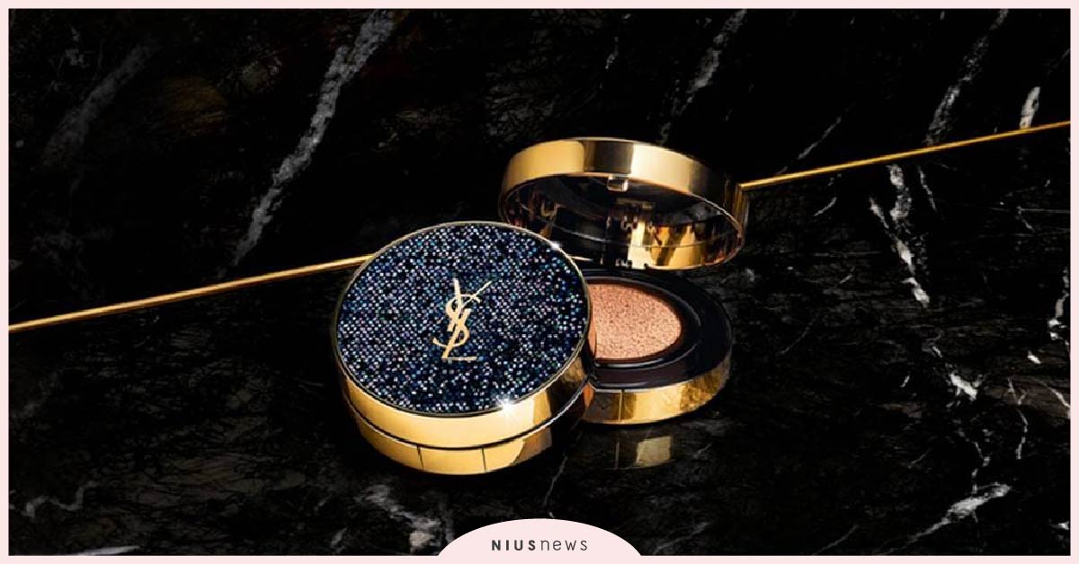 「氣墊之王」YSL 恆久完美氣墊換上性感奢華戰袍 將於3/13在台上市！ 氣墊粉餅、YSL、底妝