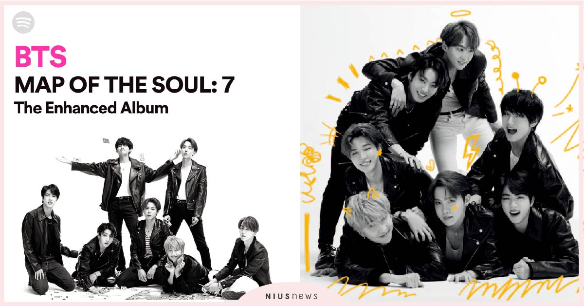 BTS與Spotify合作發布 《MAP OF THE SOUL: 7 The Enhanced Album》！ BTS、Spotify、Kpop