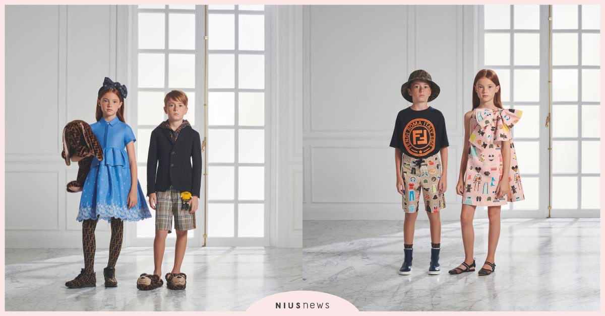 FENDI推出春夏20童裝系列&Mini Me嬰兒系列 完美展演品牌頂級工藝 再現童裝時尚新高度 Fendi、FendiKids、FendiSS20、童裝