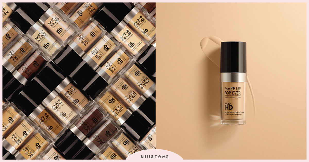 MAKE UP FOR EVER 2020歡慶 Ultra HD 超進化無瑕系列經典時光，宛如天生、自然無瑕底妝才是超上鏡的完美狀態！ MAKEUPFOREVER、自然底妝、UHD粉底、UHD超上鏡粉底液