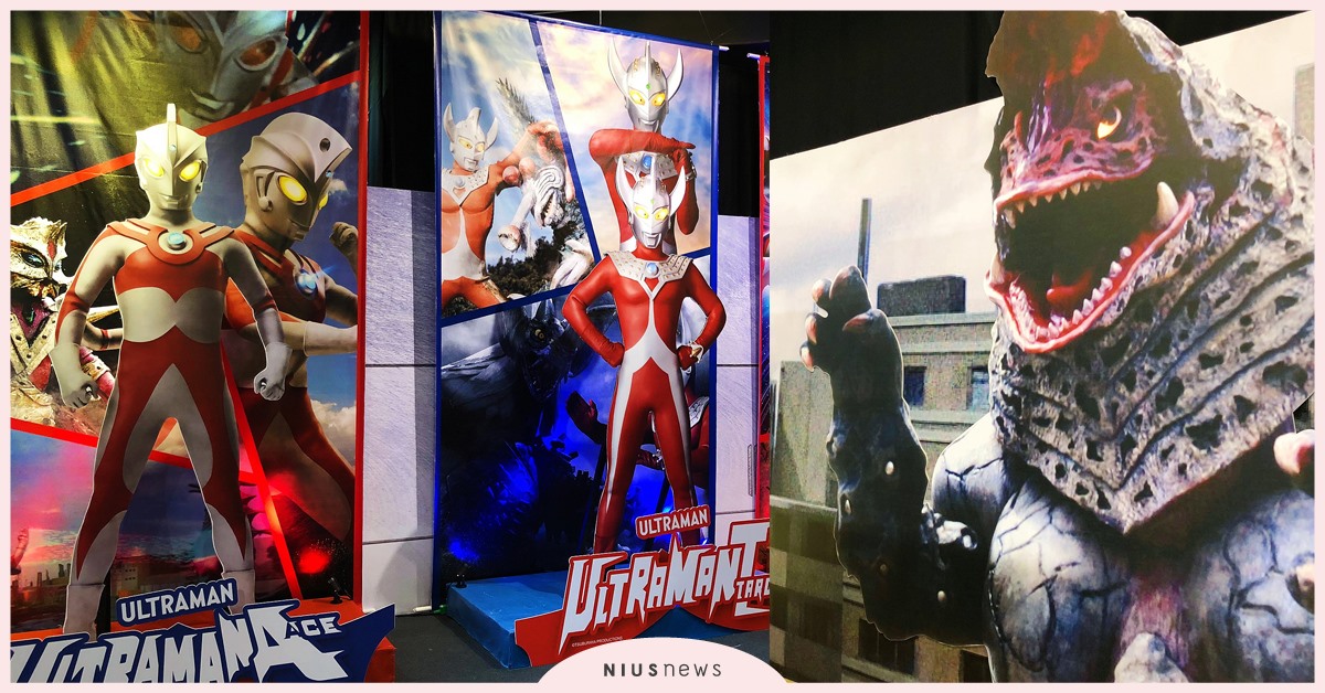 超人力霸王現身高雄夢時代  駕駛M78星雲號守護地球和平 超人力霸王、夢時代、超人力霸王英雄變身特展