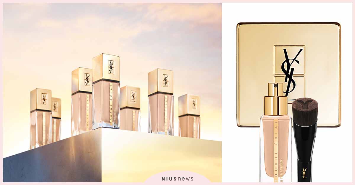 YSL用光美顏，無時無刻自帶超模光！全新超模光感極潤粉底 YSL、粉底、修容盤