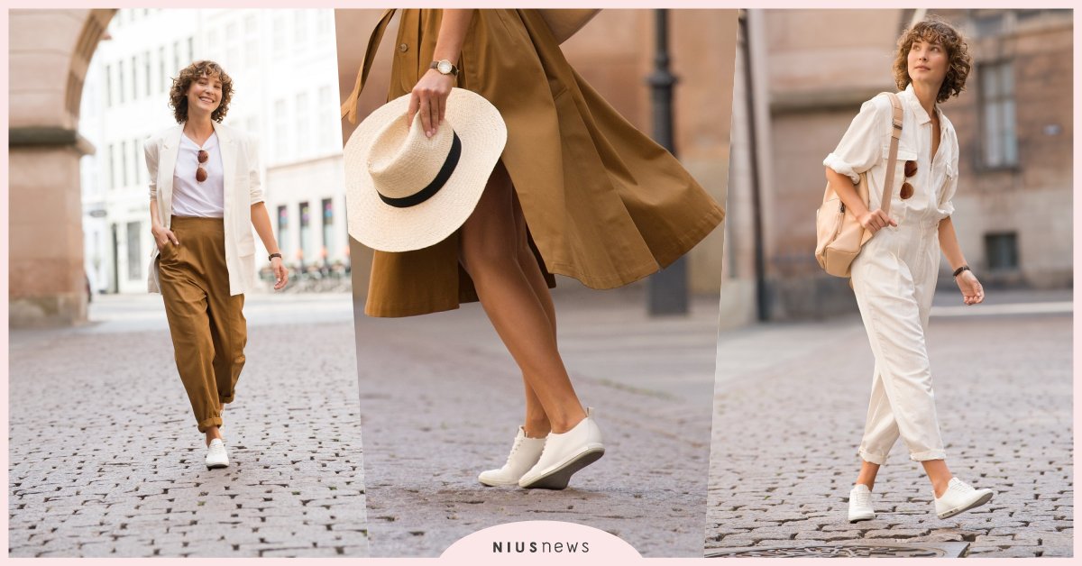 ECCO【SIMPIL簡約系列】精巧設計妝點小白鞋，萬年不敗款清新回歸 小白鞋、百搭、ECCO、穿搭、清新