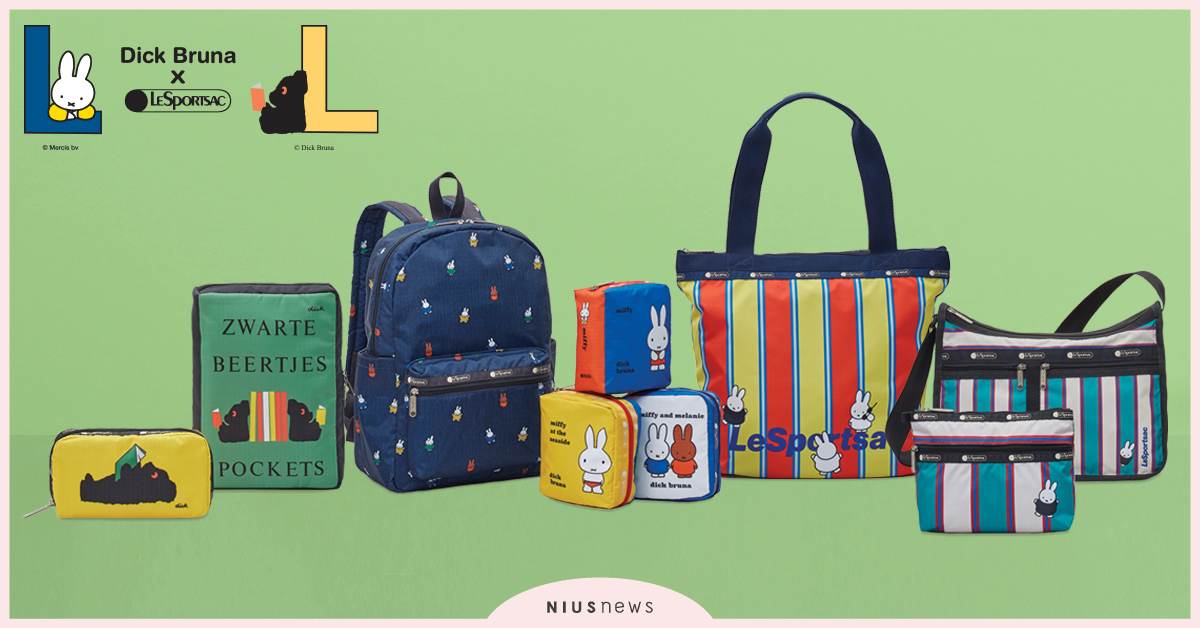 Dick Bruna x LeSportsac 聯名系列 6月1日限量登場  ＃LeSportsac ＃Miffy＃繪本＃包包