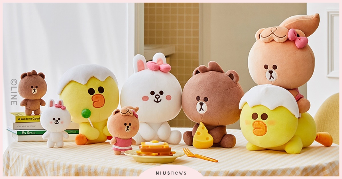 純萌的迷你可愛  MINI BROWN & FRIENDS系列萌翻你的心 line friends、抱枕、玩偶