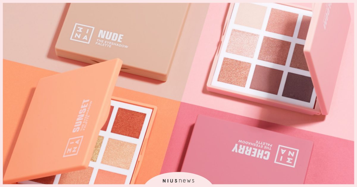 爆紅溫柔小姐姐色躍上眼！3INA #小清新盤『光影PLAY特調眼彩盤』新上市！ 3INA、眼影盤、小清新、眼彩盤、Pantone