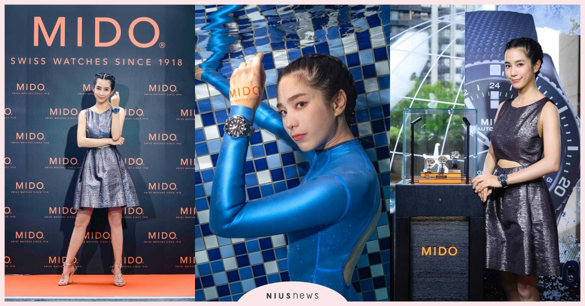 溫貞菱攜手MIDO，以美人魚之姿挑戰水下攝影處女秀 ，曼妙泳姿征服海洋世界 美度、手錶、美人魚